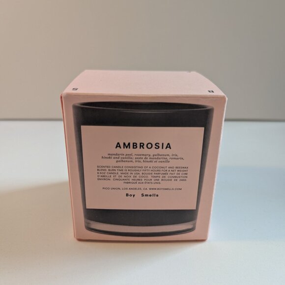 Boy Smells AMBROSIA Candle NEW IN BOX NIB Floral Citrus Woody 50 hour burn time - Picture 3 of 9